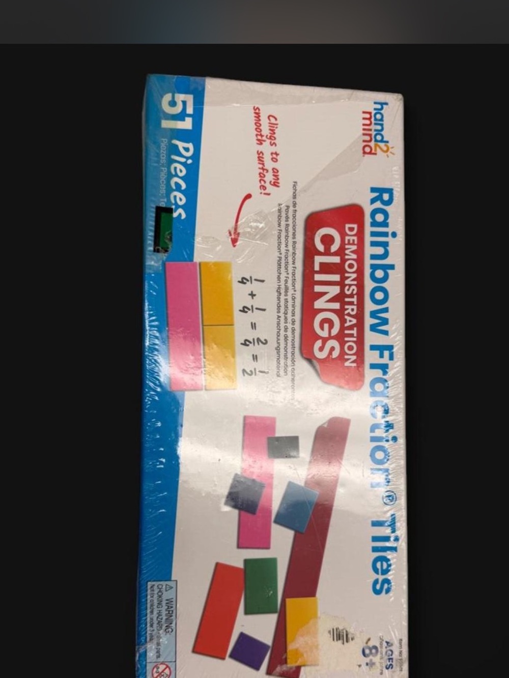 Fraction Clings - Multicolor (51 Pieces)